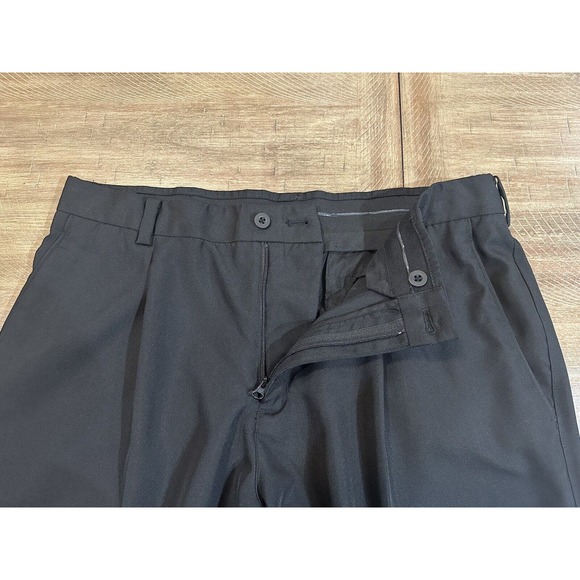 Nike Golf Dri Fit Pants Mens Size 34x32 Black Performance Tech Logo Pockets EUC - Picture 6 of 16